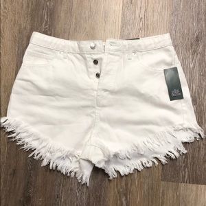Wild Fable Women’s High-Rise Frated Hem Jean Short